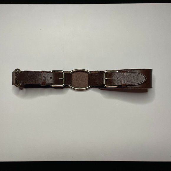 Ralph Lauren Brown Leather Belt - Picture 1 of 7